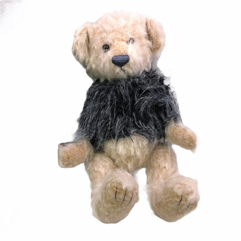 Gund Bonnie 13.5" Gray and Beige Plush Teddy Bear Stuffed Toy 4037036